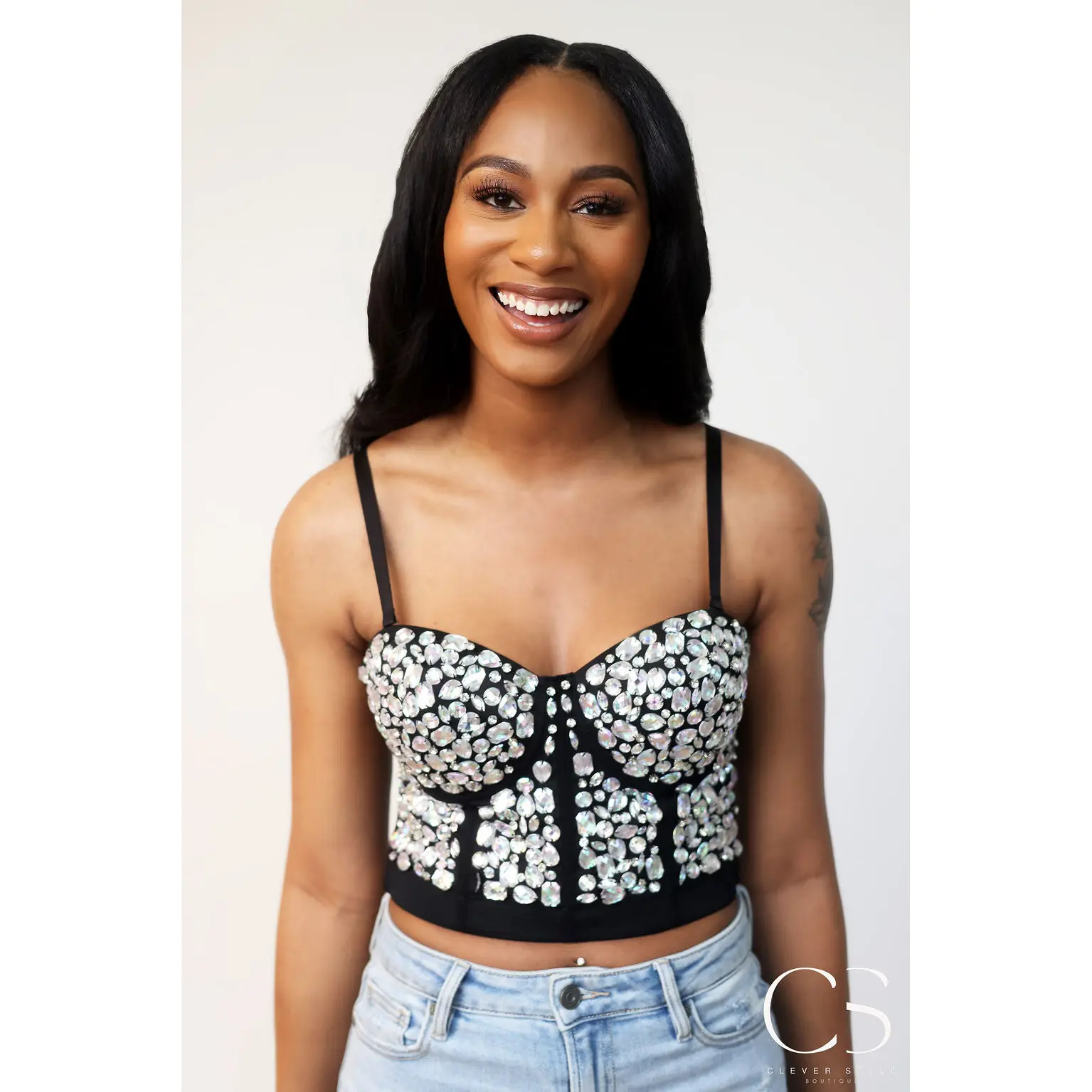 Jeweled Bustier