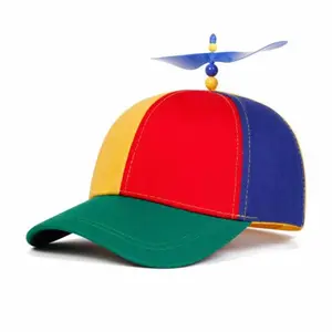 Colorful Propeller Cap – Cute Helicopter Baseball Hat with Adjustable Snapback Vintage Mini Denim Skirt compression socks