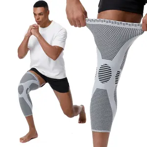 Outdoor sports knee brace for running and fitness, specialized knitted knee joint support, pressurized, breathable, sweat-absorbing sports protective gear, Knee Compression Sleeve