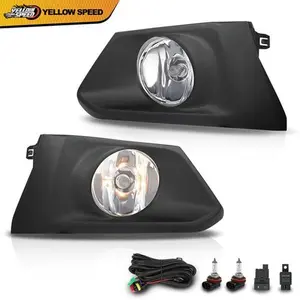 Fit For 2019-2022 Nissan Altima Front Fog Lights Lamps 1Pair W/ Bezels & Wiring