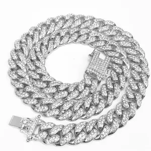 Luxury Iced Out Cuban Link Chain Necklace