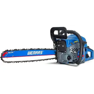 62cc Gas Chainsaws 20 Inch Bar Power Chain Saws, Gas   2 Stroke Handed Petrol Gasoline Chain  for   Outdoor Garden Farm  Use with Tool Kit(6220G)