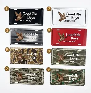Duck Hunting License Plate, Mallard Duck Car Tag, Camo Truck Plate, Good Ole Boys Outdoors Sign, Hunting Gift for Men