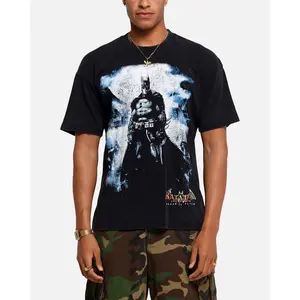 73Studio X DC Batman Arkham Asylum Vintage T-Shirt Black