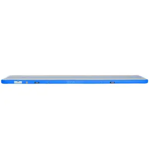 Father's Day Gift VEVOR Gymnastics Air Mat, 4 inch Thickness Inflatable Gymnastics Tumbling Mat, Tumble Track with Electric Pump, Training Mats for Home Use/Gym/Yoga/Cheerleading/Beach/Park/Water, 13 ft, Blue