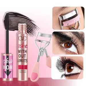 Long-Lasting Voluminous Mascara Set, Waterproof Sweat Resistant Smudgeproof Curling Lash Comb, Easy Volume Eyelashes Multi-Pack, Mascara Glam, Makeup