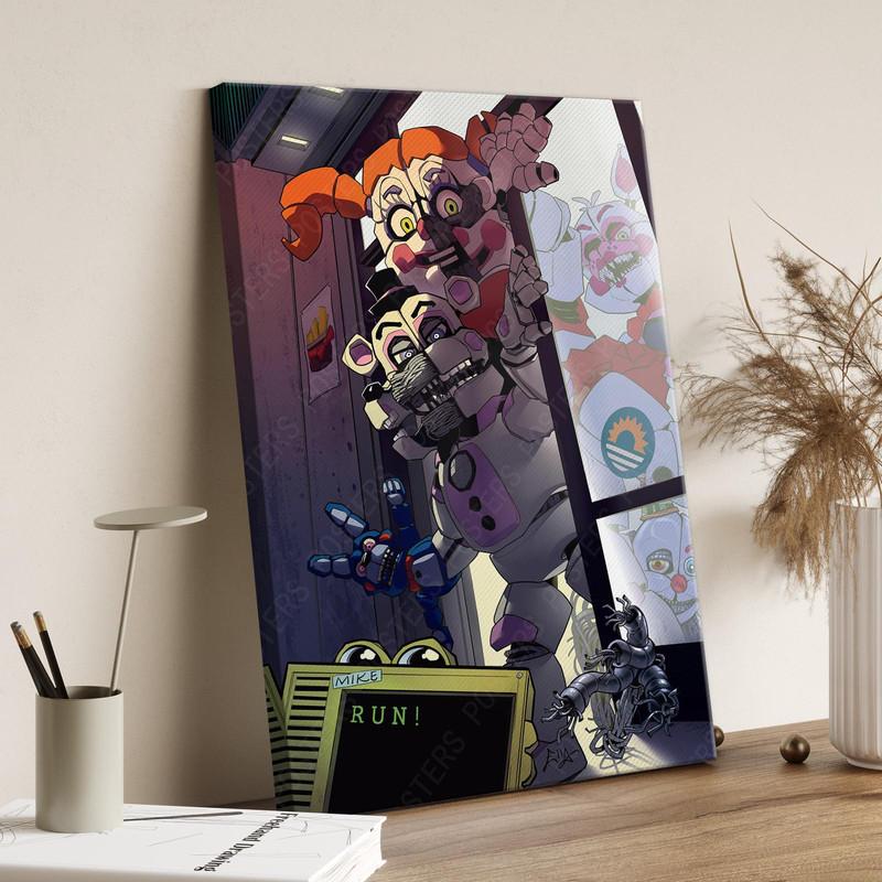 FNAF Fine Art Print Five Nights at Freddy's Sister Location