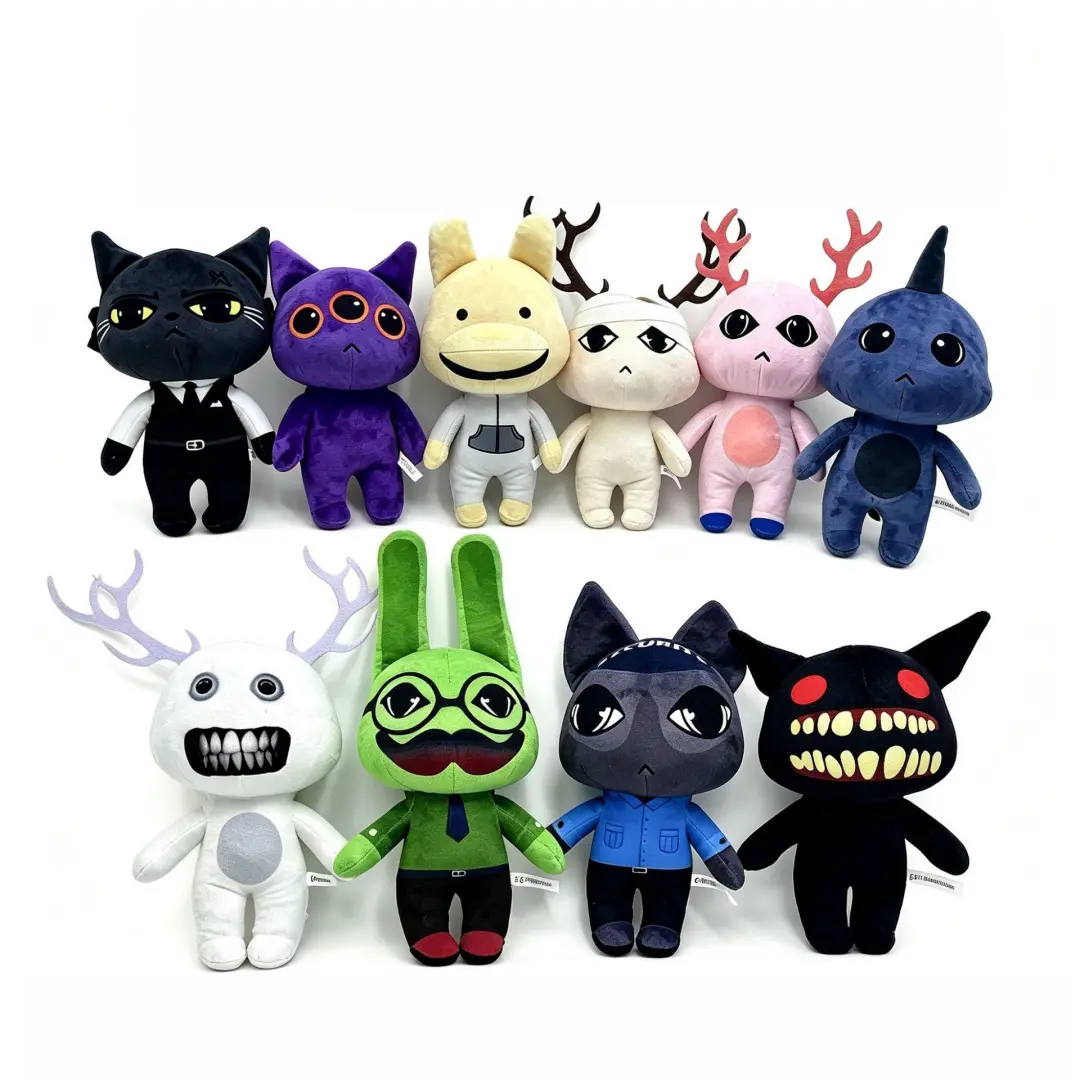 Roblox Animal Hospital Plush Toys, Creepy Cute Horror Game Stuffed Dolls ,plushie dreadfuls