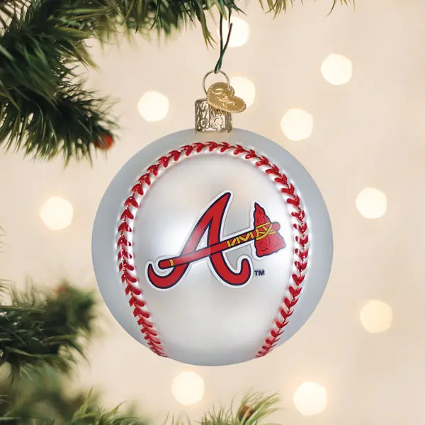 Braves Baseball Ornament