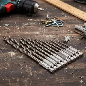 Professional M35 Cobalt Steel Drill Bit Set, 1.5-6.5mm HSS-Co Twist Bits with 1/4" Hex Shank. Durable, High Hardness, Anti-Breakage for Metal, Aluminum. Ideal for Electric Drills & Machining.