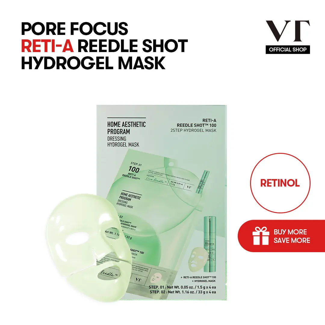 Green Reti-A Reedle Shot 100 Hydrogel Mask (4Ea)
