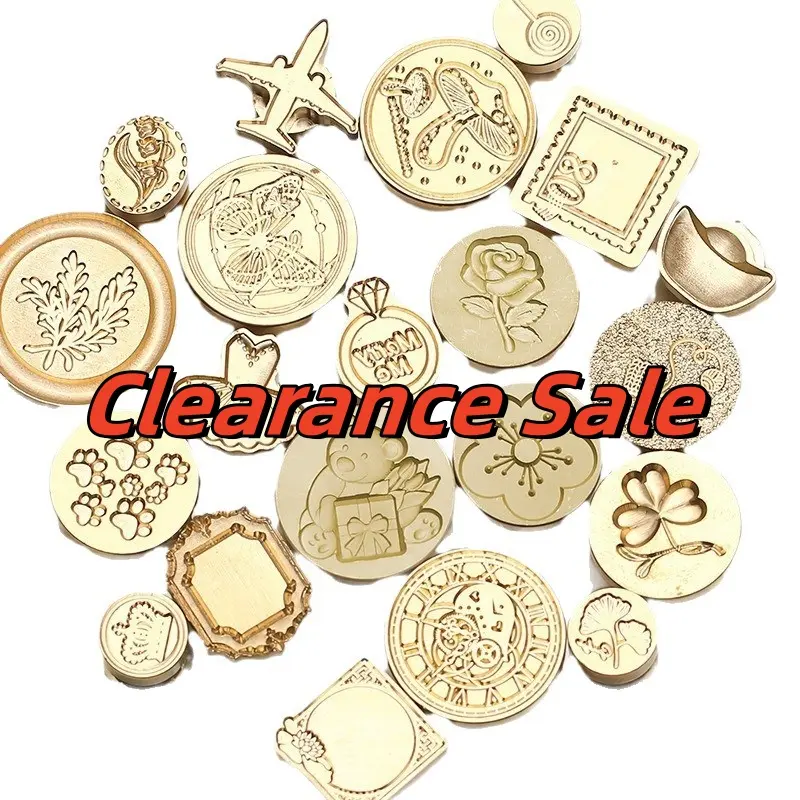 Clearance Sale Random Brass Stamp