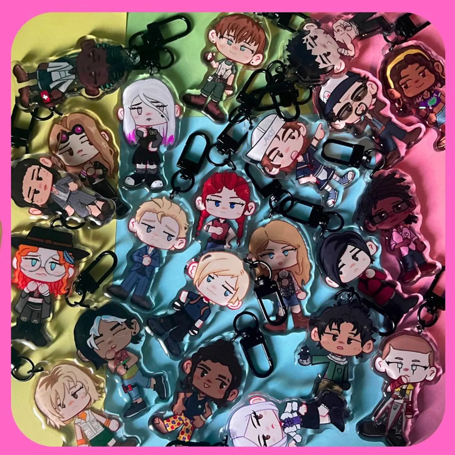 DBD inspired survivor keychains | Dead By Daylight Acrylic Keychain, Great For Daily Use Or As Thoughtful Little Gifts For Your Friends And Yourself, Halloween gifts