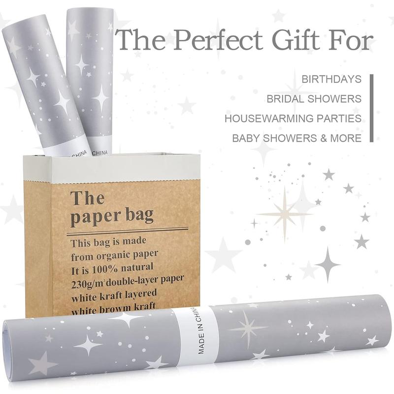 Geosar 10 Sheets Drawer Liners for Dresser Scented Drawer Liners Non Adhesive Scented Fragrant for Home Shelf Closet (Star, Baby Talcum Powder Scent)