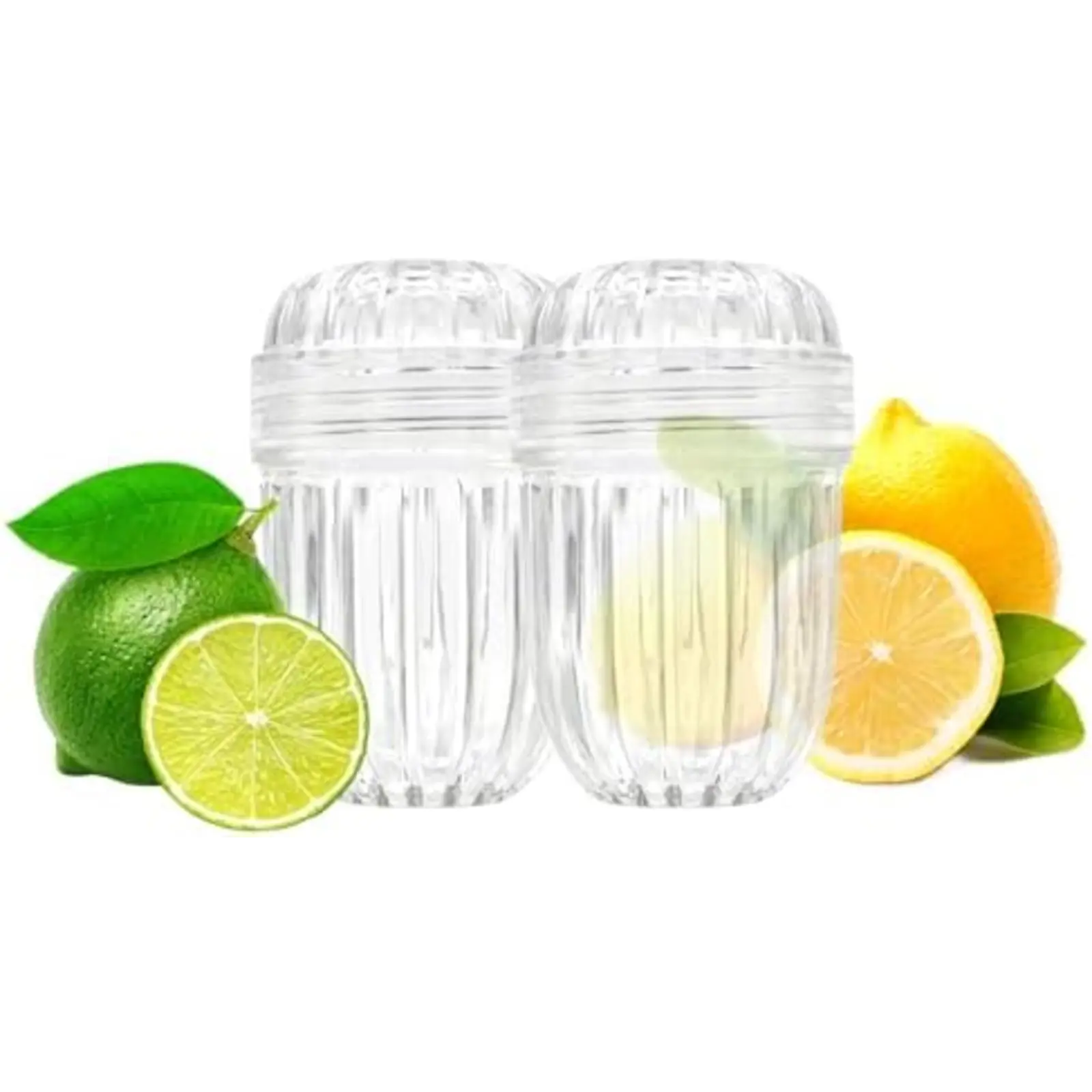 2-Pack Fruit Infuser Inserts for Wide Mouth Water Bottles, Leak-Proof Herb & Tea Strainer, BPA-Free Reusable Diffuser Compatible with 32-40oz Tumblers (Ice Cube Compatible) ﻿
