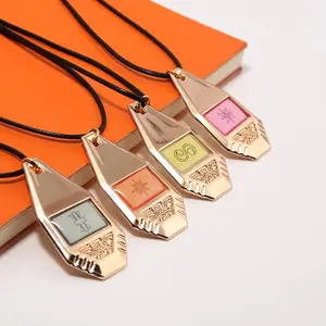 Anime Digimon Adventure Necklace 11 Styles Evolver Metal Pendant Csoplay Necklace Unisex Jewelry Accessories Gift Decoration
