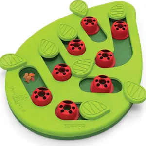 Interactive Cat Puzzle Toy: Adjustable Difficulty, Non-Toxic Plastic, Mental Stimulation for Playful Pets