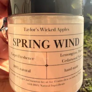 Taylors Wicked Apples Spring Wind Scented Carpet Powder Ultra Concentrated Spring Carpet Deodorizer Highly Scented