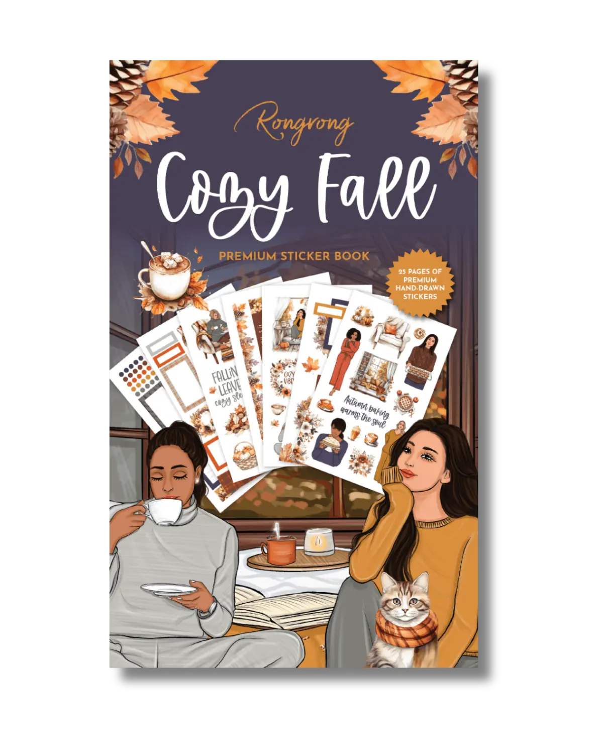 Cozy Fall Planner Sticker Book for Journals, Scrapbooks & Creative Planning
