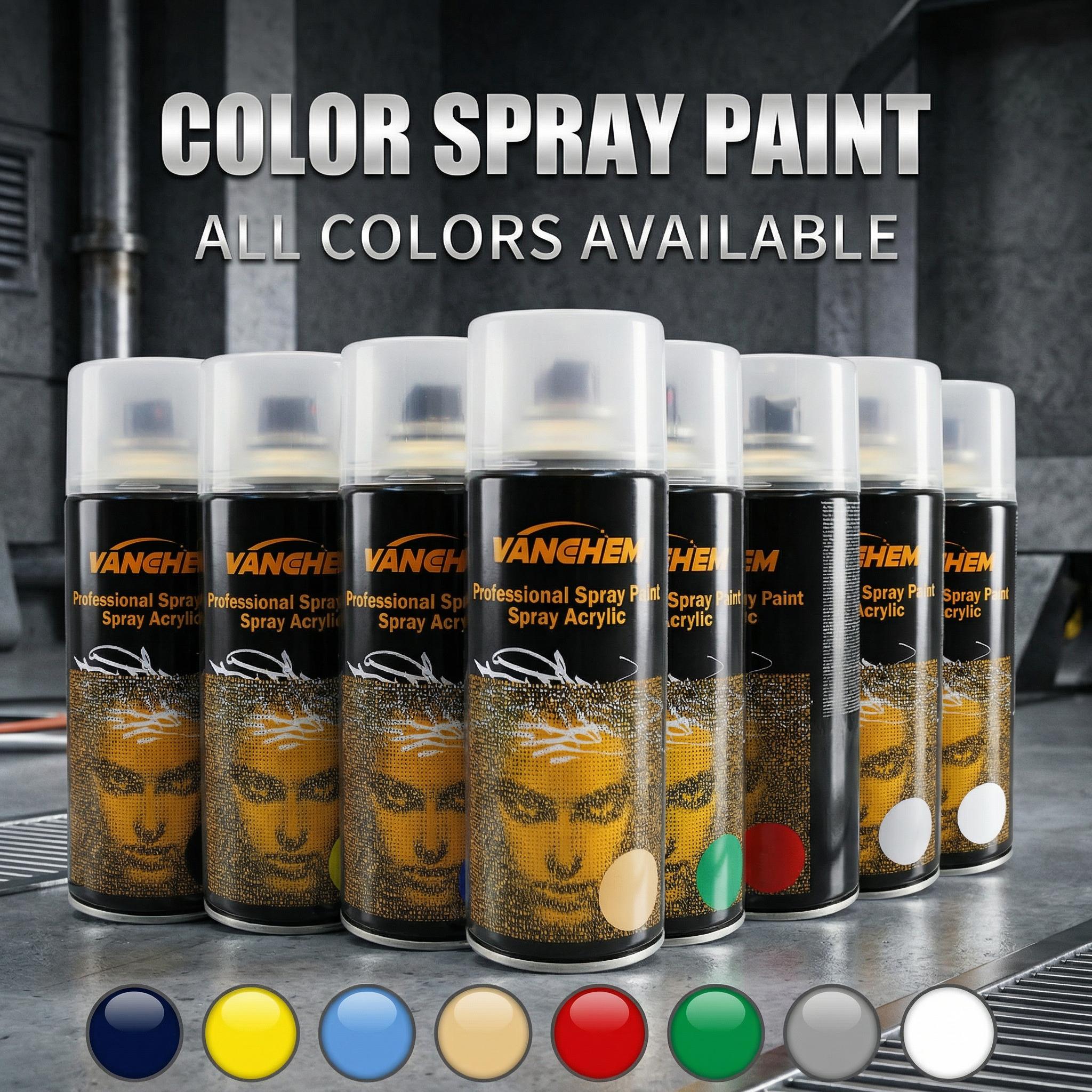 Eco-Friendly Waterproof Spray Paint - Fast Drying, High Coverage for DIY Upcycling, Furniture, Metal & Plastic