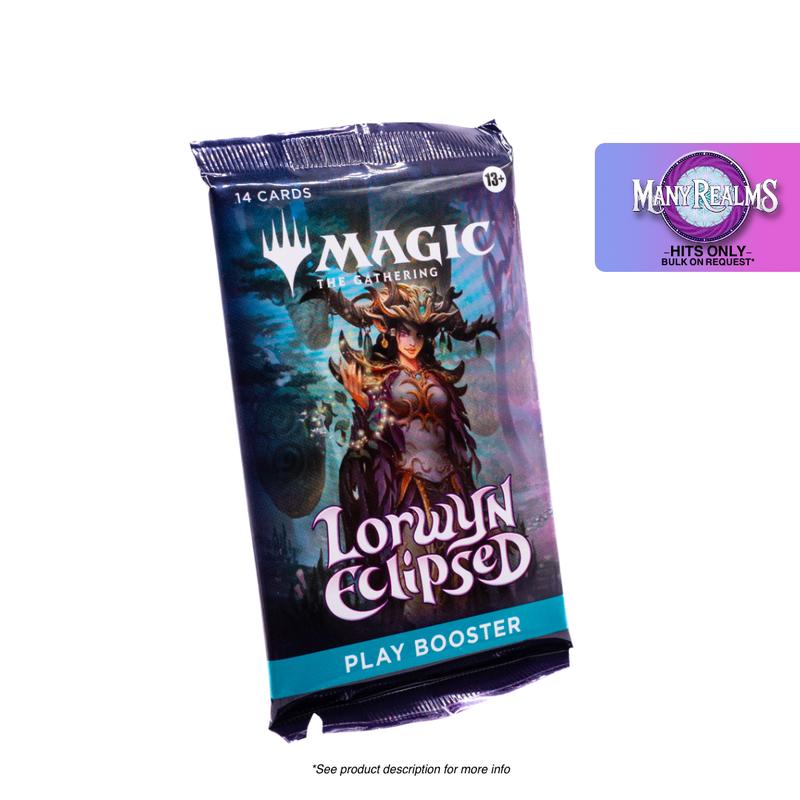 Lorywn Eclipsed Play Booster Pack - Hits Only, Live Rip & Ship, Factory-Sealed Trading Card Pack, Secure Shipping, Eligible Cards, No Specific Cards, Rarities, or Values Guaranteed