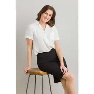 Women's Ponte Knit Pull-On Pencil Skirt