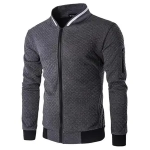 New High Quality Zip Stand Collar Casua Jacket Men'S Street Windbreaker Coat Men Casual Coat