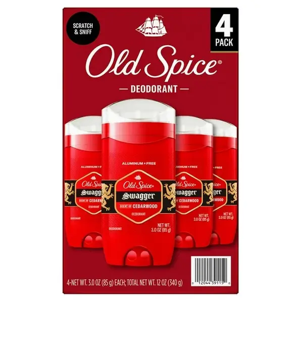 Old Spice Swagger Deodorant Aluminum Free 3 Ounce (Pack of 4) Old Spice Swagger Deodorant Aluminum Free 3 Ounce (Pack of 4)