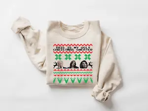 This is My Ugly Sweater, Christmas Republican Sweater, Anti Democrat Sweater, Republican Gifts Support Trump Sweatshirt, Funny Election