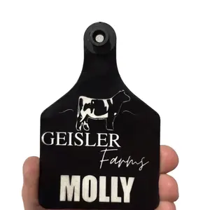 Custom Ear Tags - Customizable Design for various animals: sheep,cattle