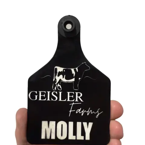 Custom Ear Tags - Customizable Design for various animals: sheep,cattle