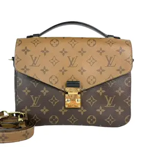 Pre-owned Louis Vuitton Leather Crossbody Bags Pocherttr Metis Reverse Monogram Canvas Crossbody Bag