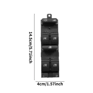Volkswagen Passat Golf Jetta Mk4 B5 Window Switch Assembly, Compatible with 2000-2004 Models, Replacement Car Parts, No Battery Included,OE:18G959857A