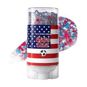 "4th of July Glitter Pot "| Red, White & Blue Body & Hair Bling for Independence Day Party, Festival & Cute Holiday Look