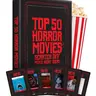Top 50 Horror Movie Scratch Off Movie Night Cards by Palettes and Prints - Horror Movie Gift for Horror Movie Lovers - Card Game