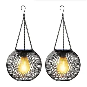 Outdoor Solar Lantern with 800mah Battery, Hanging Solar Light for Garden Patio Deck Pathway Decoration Lighting, Outdoor Solar Lights