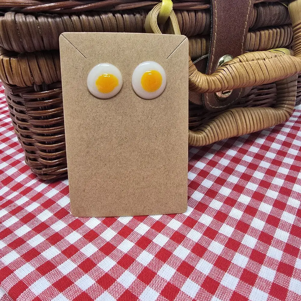 Fried Egg Earrings