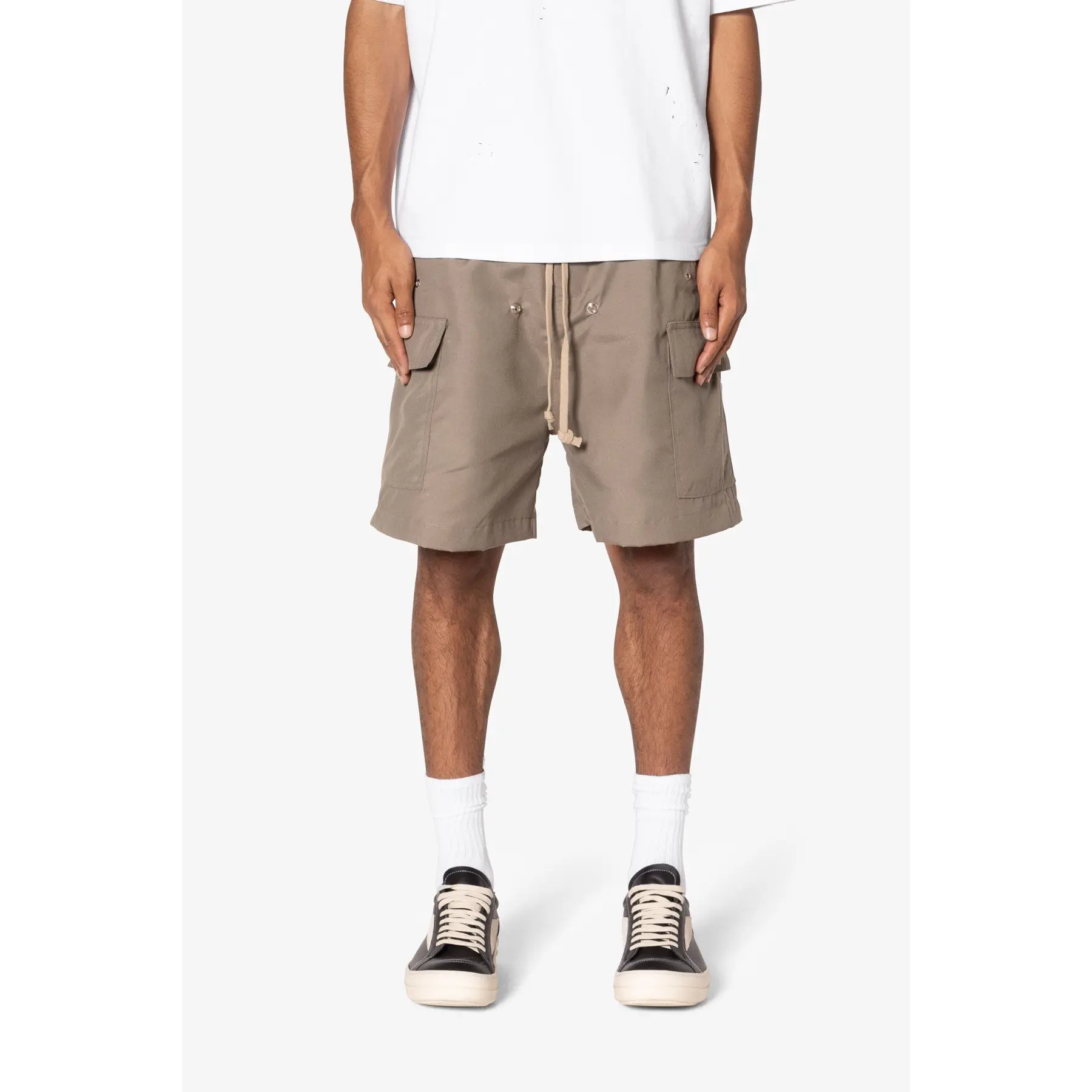 mnml Rave Double Cargo Shorts - Olive