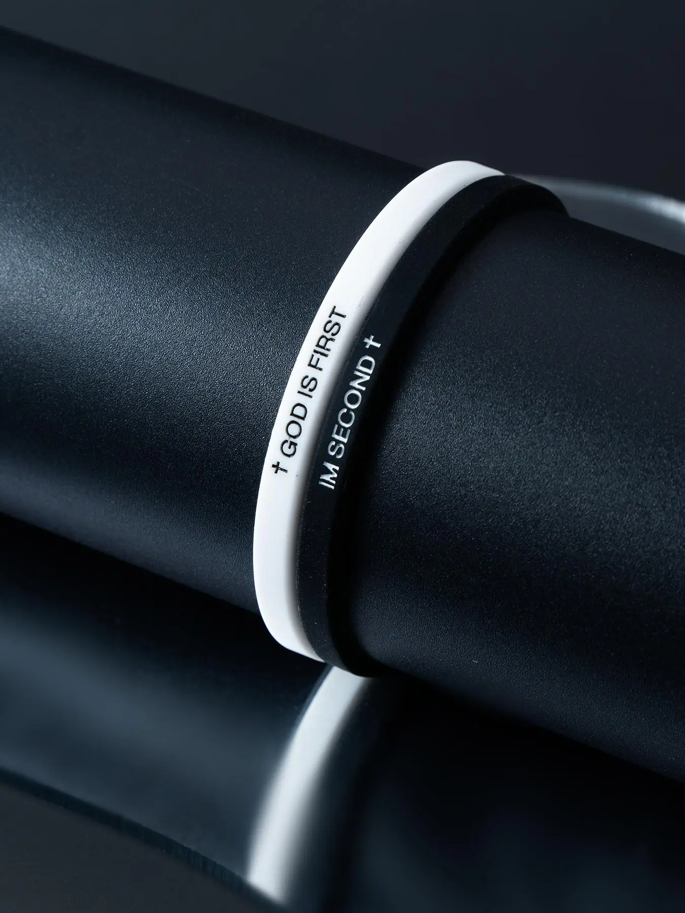 Christian Silicone Bracelet, Fashionable Rubber Bracelet for Women & Men, Inspirational Engraved Bible Verses Cross Silicone Bracelet for Women Men Fa