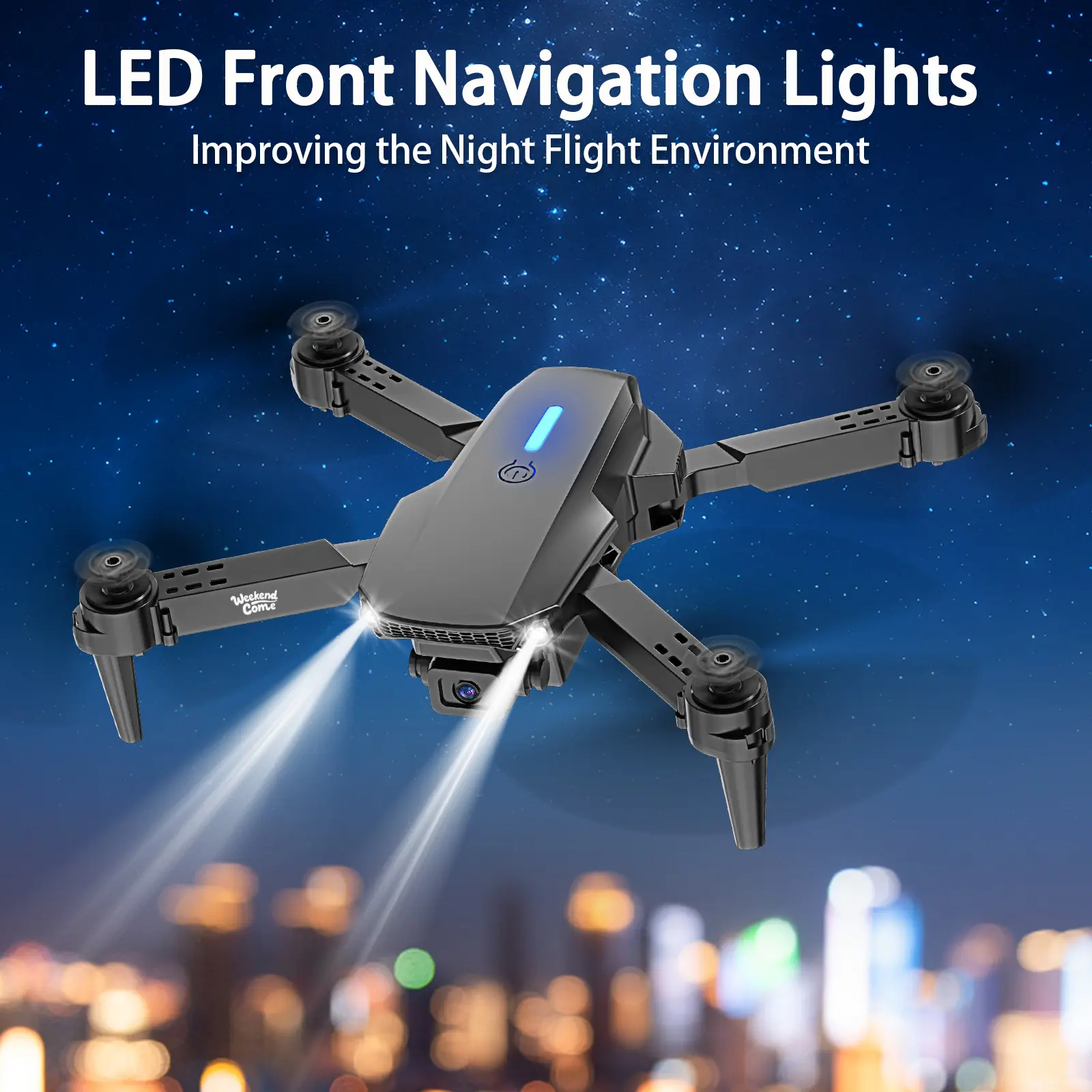 4K HD Camera Drones, Wireless RC Toys for Boys Girls,Charcoal Black Family Son Daughter Fun Black Friday Gift Present Easy Installation Outdoors Flying Outside