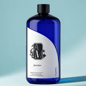 Jasmine Scented 500ML Water-Based Aromatherapy Essential Oil, Reed Diffuser Refill Liquid, Home Indoor Air Freshener, Bathroom Fragrance