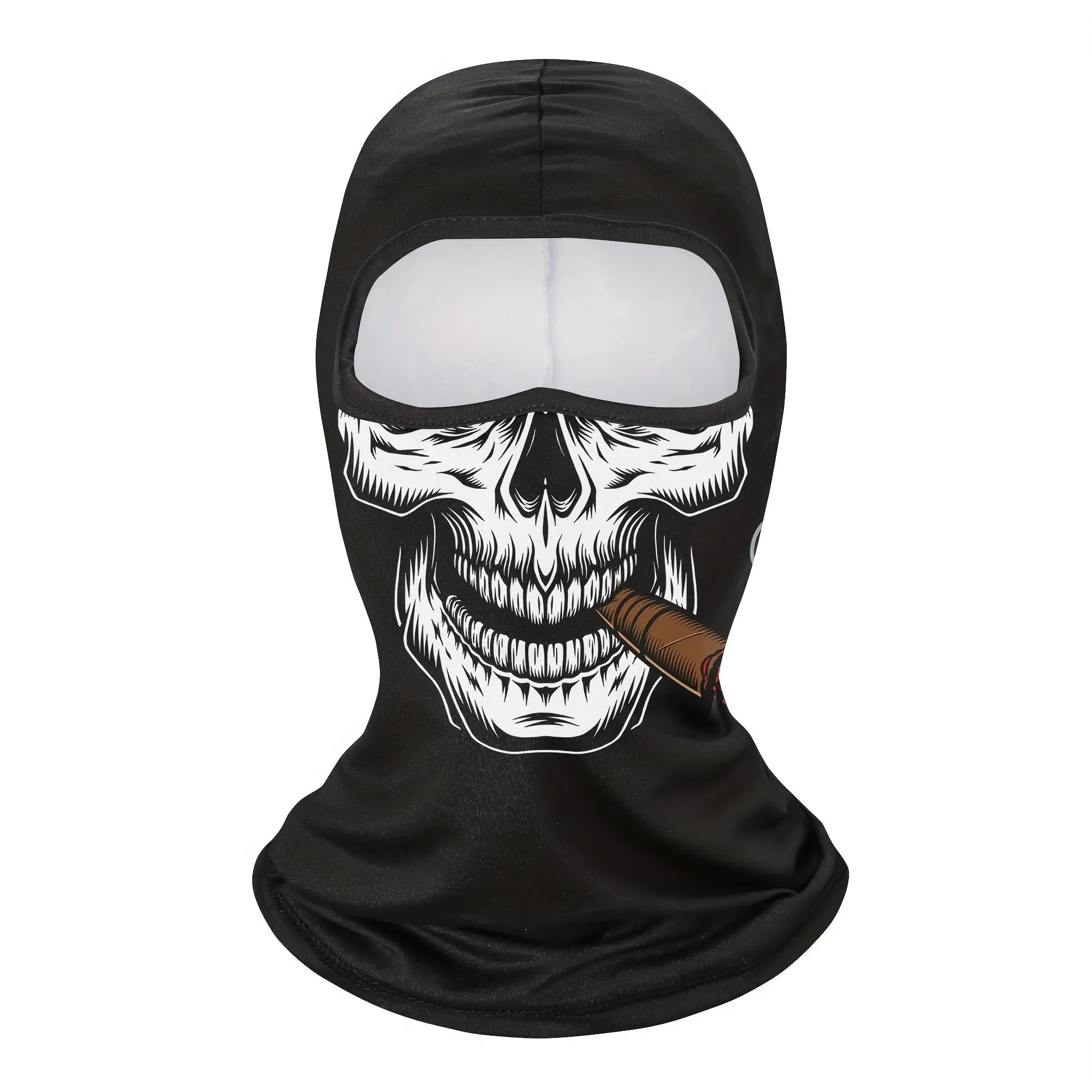 Skull Print Balaclava, 1 Count Cartoon Pattern Full Face Mask, Unisex Sports Face Cover, Face Covering for Cycling, Bicycle, Motorcycle, Outdoor, Balaclava Ski Mask