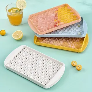1pc Ice Cube Mold, Small Round Mini Ice Cube Tray for Iced Coffee and Juice Drinks, Round Ice Ball Making Mold, Easy-to-Demold Crushed Ice Tray