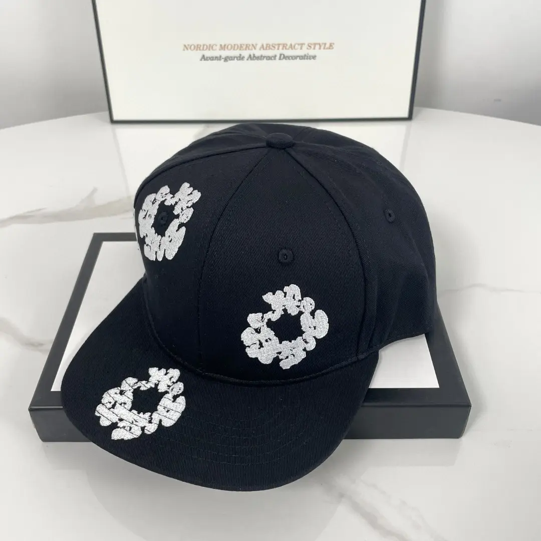 #61  hat flower black