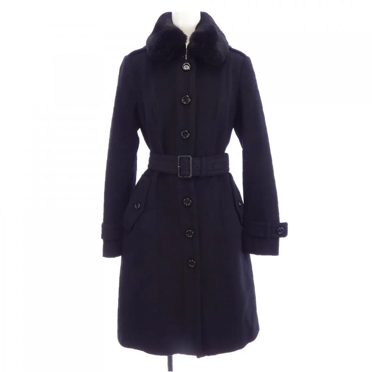 Pre-owned BURBERRY Others Small Leather Goods London Wool Coat