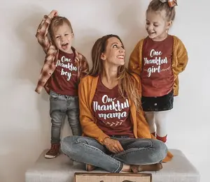 One Thankful Mama Matching Shirts