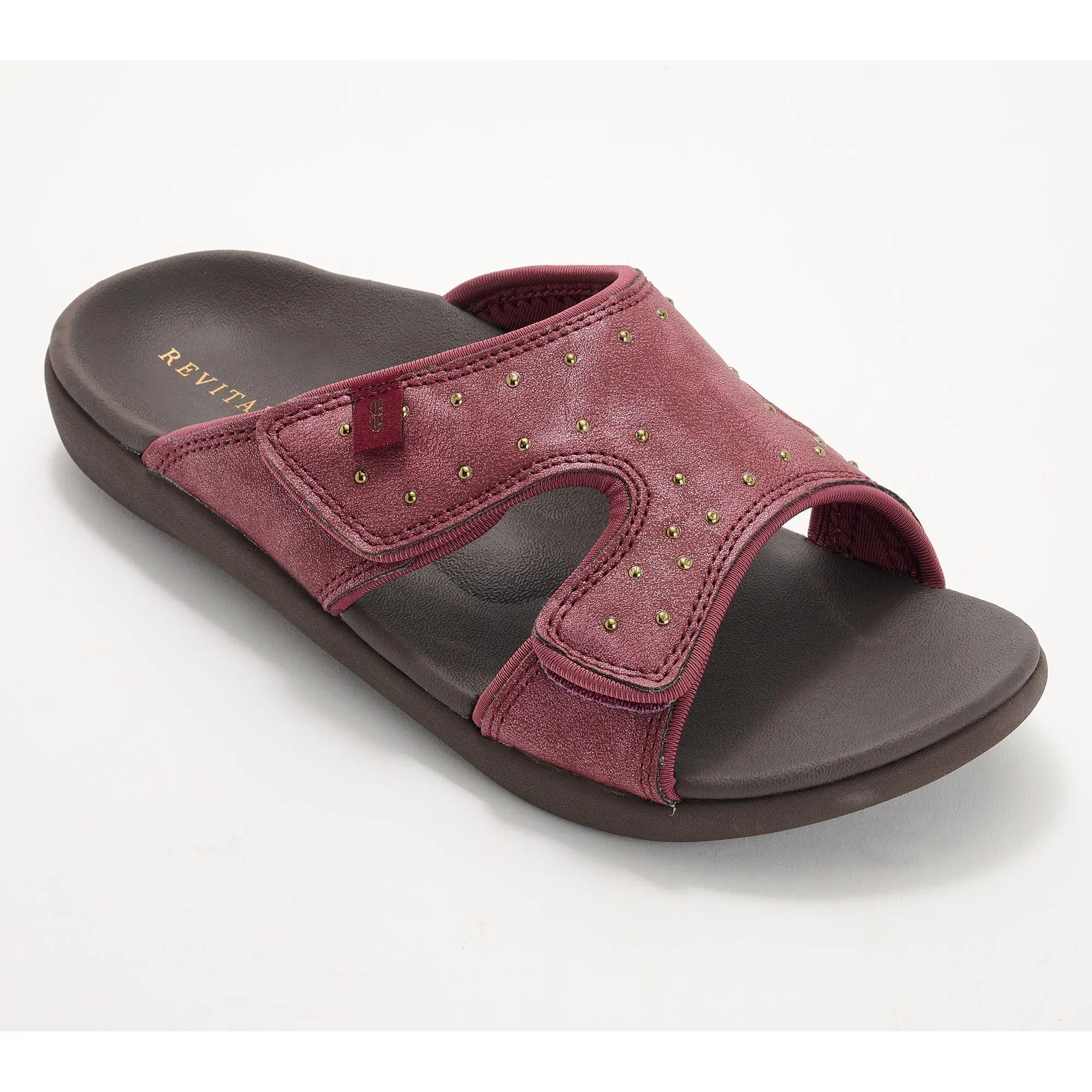 Revitalign Orthotic Studded Slide Sandals - Kholo Fresca