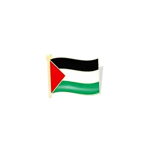 Palestinian Flag Hard Enamel Badge / Pin / Brooch with premium backing