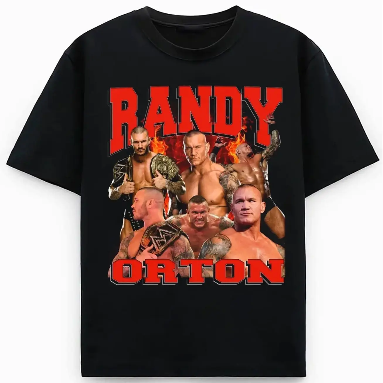 Randy T-Shirts Orton,  Graphic T-Shirts Vintage Tee MT2