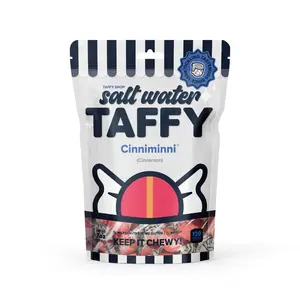 Taffy Shop, Cinniminni Salt Water Taffy - Cinnamon Soft, Sweet & Chewy Candy